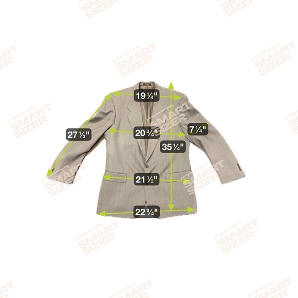 Givenchy Monsieur Vintage Sport Coat Blazer Suit Jacket Tan Size 42/44 USA - Picture 5 of 9